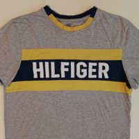 Tommy Hilfiger оригинална тениска M памучна сива фланелка, снимка 2 - Тениски - 29733785