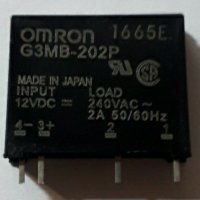 SSR relay Omron G3MB-202P, снимка 1 - Друга електроника - 31824547