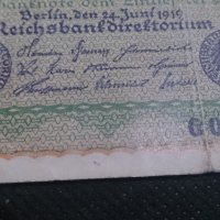 Банкнота 50 райх марки 1916година - 14587, снимка 2 - Нумизматика и бонистика - 29082718