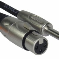 Кабел XLR/F - 6.3 mm mono jack Schulz kabel 6m., снимка 1 - Други - 30529010
