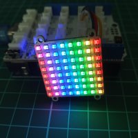 Grove модул - LED матрица 8x8 с WS2812B-2020 светодиоди, WS2812, снимка 2 - Друга електроника - 37975622