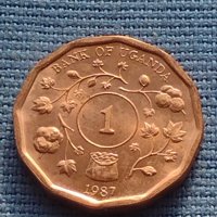 Монета 1 шилинг 1987г. Уганда рядка за КОЛЕКЦИОНЕРИ 41176, снимка 3 - Нумизматика и бонистика - 42788991
