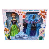 Комплект Кукла Анна, с рокли и аксесоари, Frozen Код: 28543 , снимка 1 - Кукли - 44189941
