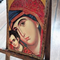 Икона на света Богородица с Младенеца, снимка 3 - Икони - 44291546