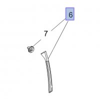 Лайсна Уплътнение между врати за OPEL ASTRA H, Лява или Дясна страна, снимка 3 - Части - 37643378