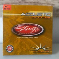 Струни за китара Stagg Extra Light XLT 10-48 AC-1048-BR Bronze, снимка 1 - Китари - 42362934
