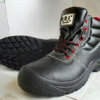 Мъжки работни боти с метално бомбе от естествена кожа, снимка 6 - Ежедневни обувки - 30342127