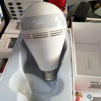 LED Лампа крушка със Скрита Камера WiFi, Full HD 1080p, IP Панорамно Изображение, снимка 4 - IP камери - 29737647