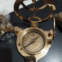 Огромен компас със слънчев часовник, снимка 3 - Антикварни и старинни предмети - 31203596