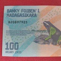 Екзотична банкнота Мадагаскар много красива непрегъвана за колекция 28131, снимка 6 - Нумизматика и бонистика - 37117286