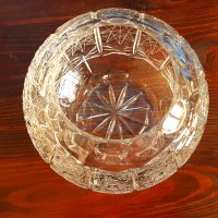 Кристална сферична купа, снимка 4 - Декорация за дома - 40749778