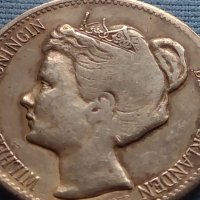 Монета 2 1/2 гулдена 1898г. Кралство Нидерландия Вилхемина 34960, снимка 7 - Нумизматика и бонистика - 42710840