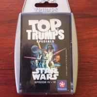 КАРТИ ЗА ИГРА-МЕЖДУЗВЕЗДНИ ВОЙНИ-4-6 ЕП. TOP TRUMPS, снимка 1 - Други ценни предмети - 38804157