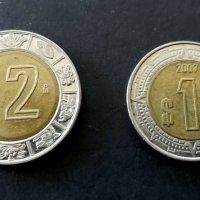Монети. Мексико. 1, 2, 5 , 10 мексиканско песо., снимка 9 - Нумизматика и бонистика - 32147506