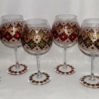 Двойка чаши за вино "Шевица", снимка 9 - Чаши - 27287486
