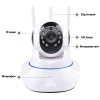 Smart IP камера за видеонаблюдение с 3 антени , Бебефон, снимка 3 - Бебефони - 38091448