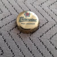 Капачка от бира,пиво Wernesgruner, снимка 1 - Други ценни предмети - 31880201