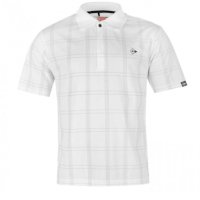 Dunlop Check Polo - Мъжка спортна тениска с яка, размер XS., снимка 1 - Тениски - 40031810