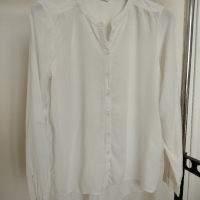 Бяла риза ONLY , снимка 8 - Ризи - 41660999