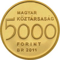 5000 форинта златна монета "Адам Кларк" 2011, снимка 2 - Нумизматика и бонистика - 42274973