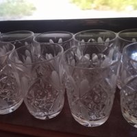 Руски Кристални Чаши от 80 години, снимка 3 - Чаши - 35188481