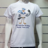 Нова мъжка тениска с трансферен печат Регата Толшипс Чайка, снимка 3 - Тениски - 29956628