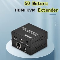 Нов уред 50m HDMI KVM Пренос, 1080P*60Hz, Локален Изход, Устойчив Дизайн, снимка 4 - Кабели и адаптери - 44156217