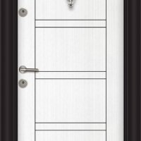 Врати ByDoor - Блиндирана врата Модел SL 102 Бяла перла