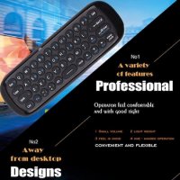 Дистанционно управление и безжична клавиатура, с Air Mouse, AM-2019, Черен, снимка 4 - Друга електроника - 42858998