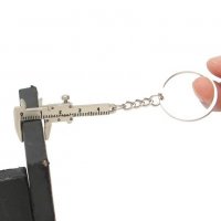 Нов моден ключодържател автомобилен мини ключ шублер 0-40 мм за измерване, снимка 4 - Други - 39959038