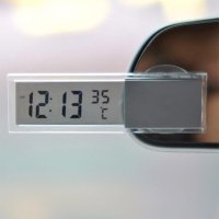 2в1 Дигитален часовник и термометър за кола, снимка 1 - Аксесоари и консумативи - 42343431