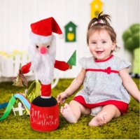 Пеещ и танцуващ Дядо Коледа, снимка 6 - Музикални играчки - 42835546