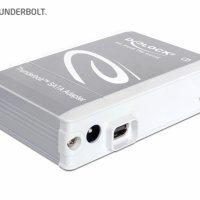 Конвертор Thunderbol към SATA Delock, снимка 1 - Мрежови адаптери - 38482080