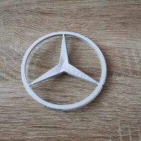 емблема лого Мерцедес Бенц Mercedes Benz сребрист гланц, снимка 4 - Аксесоари и консумативи - 44370543