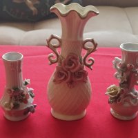 Тройка порцеланови вазички, снимка 5 - Декорация за дома - 35233420