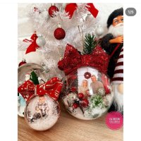 Коледни топки със снимка , снимка 2 - Коледни подаръци - 42909367
