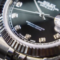 Мъжки часовник Rolex Oyster Perpetual Datejust Black Diamond с автоматичен механизъм, снимка 6 - Мъжки - 42112753