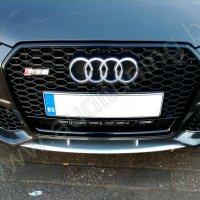 Предна броня С ПОДЛОЖКА ЗА ЕМБЛЕМА за Ауди Audi А6-Rs6 визия Ц7 C7 facelift 2016 2017 2018, снимка 4 - Тунинг - 32041534