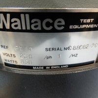 Уред за измерване на пластичност Wallace P12, снимка 11 - Други машини и части - 30625413