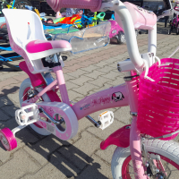 BYOX Велосипед 12" PUPPY розов, снимка 11 - Велосипеди - 44583901
