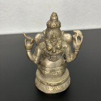 Тибетска метална фигура на Ганеша / Буда / будизъм. №5085, снимка 6 - Колекции - 44294465