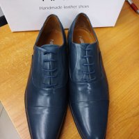 НАМАЛЕНИЕ-Мъжки обувки естествена кожа м. 116 т. сини , снимка 2 - Официални обувки - 38272119