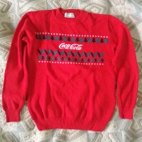 Чисто НОВ коледен пуловер Кока Кола Coca cola, Andrews, размер М, снимка 1 - Блузи с дълъг ръкав и пуловери - 30670163