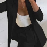 Моден нов костюм, секси темперамент, модно ежедневно сако с малък костюм, 8цвята , снимка 10 - Комплекти - 39910740