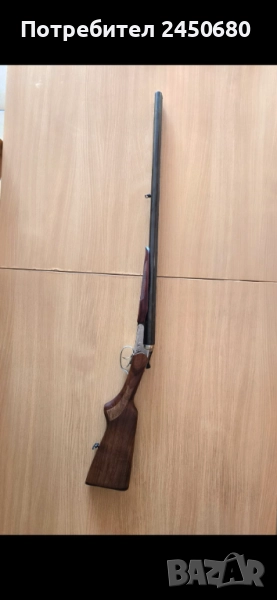 Продавам ловна пушка - успоредка, ИЖ, модел 43 Е, кал.12х70, 72 см., снимка 1