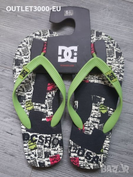 DC Shoes Spray Graffik Flip Flops, снимка 1