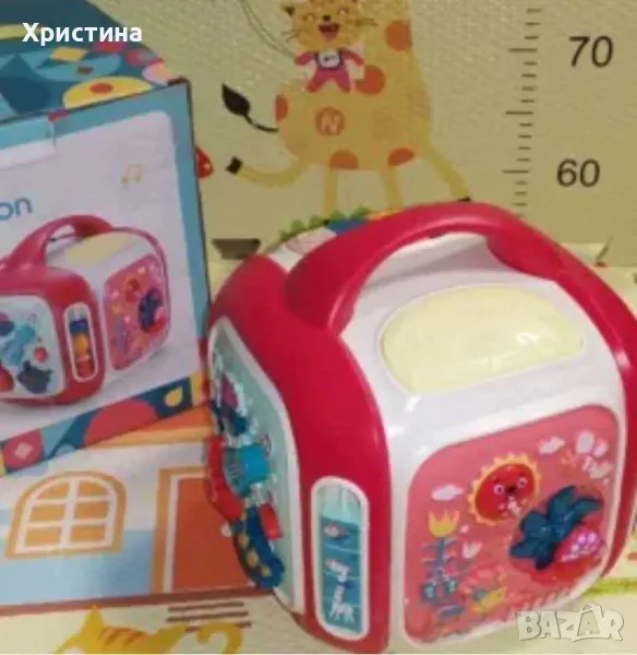 Мултифункционален музикален и образователен детски куб / Език: Английски, снимка 1