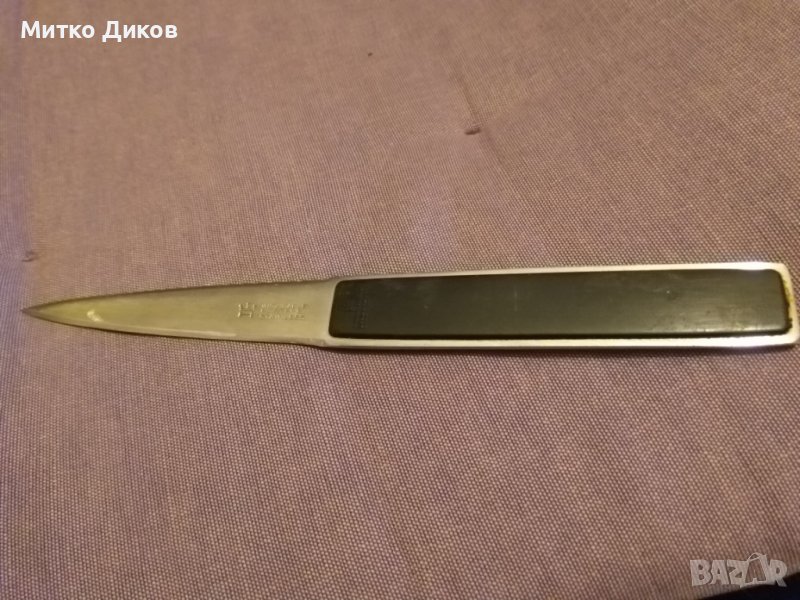 Нож за писмо немски Inoxidable rostfrei stainless aahen letter opener 197х90мм, снимка 1