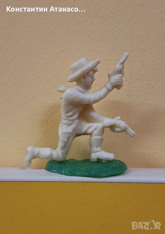 Стара фигурка на каубой, снимка 1