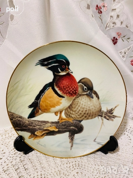 порцеланова чиния за стена , снимка 1